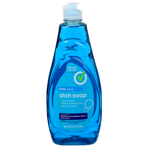 Simply Done Fresh Scent Dish Soap - 19.4 Fluid Ounce