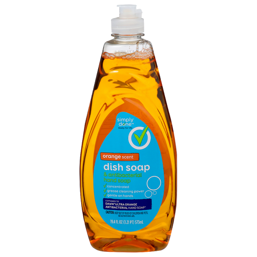 Simply Done Orange Scent Dish Soap - 19.4 Fluid Ounce