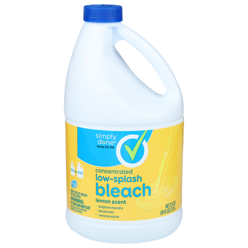 Simply Done Lemon Scent Low-Splash Bleach - 80.96 Fluid Ounce