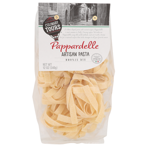 Culinary Tours Bronze Die Pappardelle Artisan Pasta - 12 Ounce
