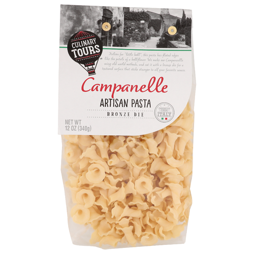 Culinary Tours Bronze Die Campanelle Artisan Pasta - 12 Ounce