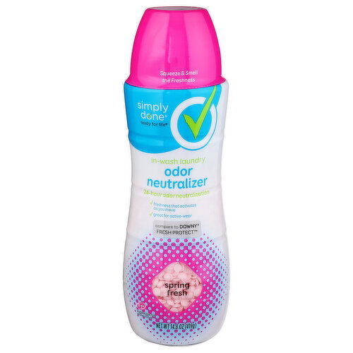 Simply Done Spring Fresh In-Wash Laundry Odor Neutralizer - 14.8 Ounce