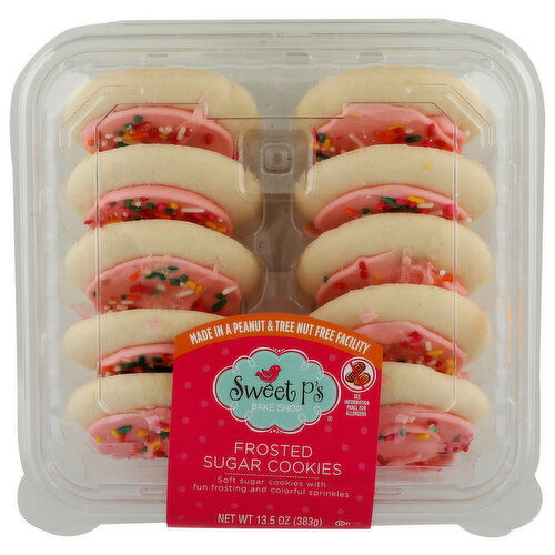 Sweet P's Bake Shop Frosted Sugar Cookies - 13.5 Ounce - 1 Count