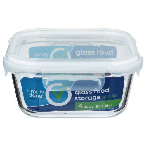 Simply Done Glass Food Storage With Lids - 1 Count Image 1 of 2