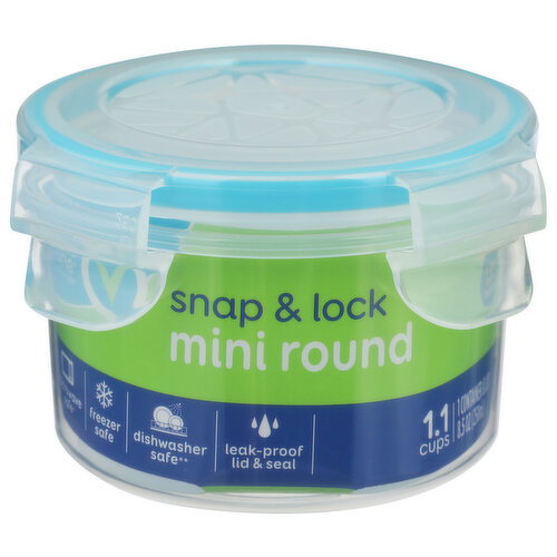 Simply Done Snap & Lock Mini Round Container & Lid - 1 Count