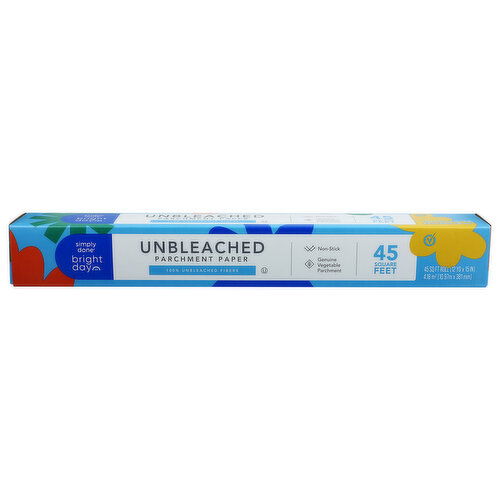 Simply Done Bright Day Unbleached Parchment Paper - 45 Square foot - 1 Count