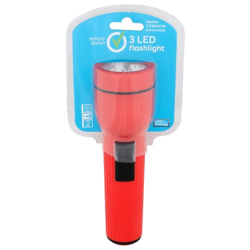 Simply Done 3 Led Flashlight - 1 Each