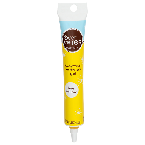 Over The Top Decorating Bee Yellow Write-On Gel - 1.5 Ounce