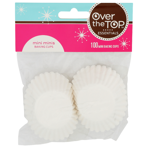 OVER THE TOP ESSENTIALS Mini Minis Baking Cups - 100 Count
