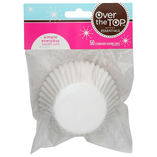 OVER THE TOP ESSENTIALS Simple Everyday Baking Cups - 50 Count