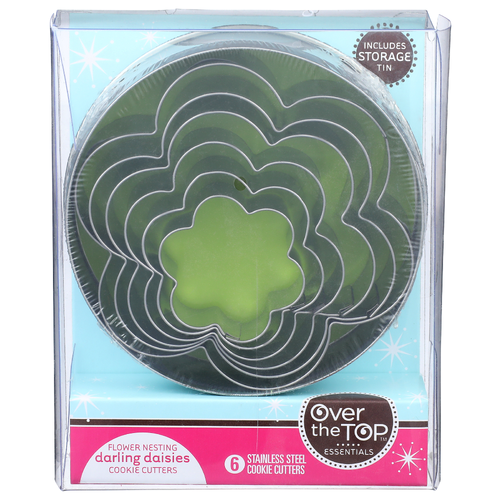 OVER THE TOP ESSENTIALS Flower Nesting Darling Daisies Cookie Cutters - 6 Count
