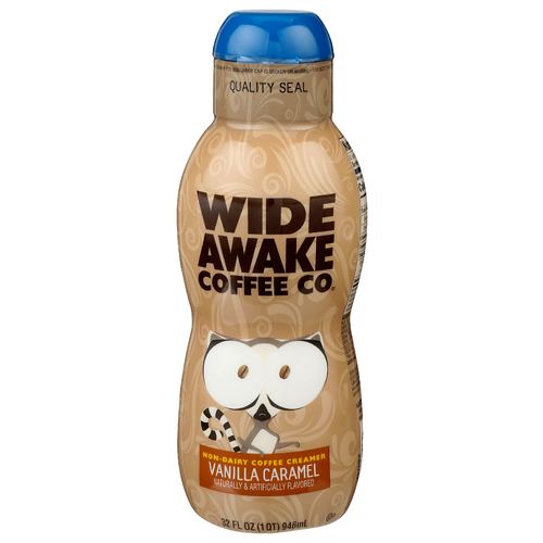 Wide Awake Coffee Co Vanilla Caramel Non-Dairy Creamer - 32 Fluid Ounce