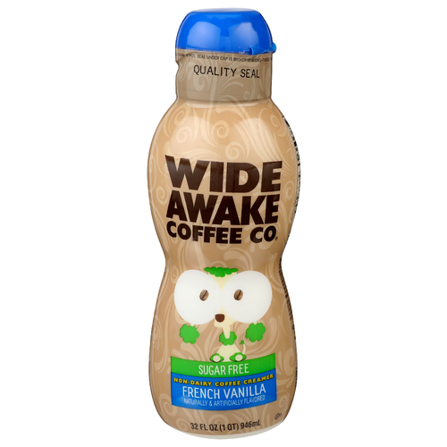 Wide Awake Coffee Co French Vanilla Non-Dairy Creamer - 32 Fluid Ounce