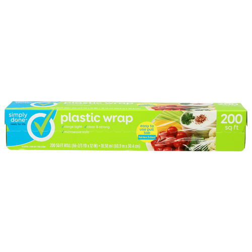 Simply Done Plastic Wrap 200 Square Feet - 200 Square foot