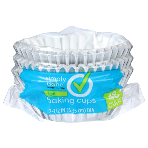 Simply Done Foil Baking Cups - 48 Count