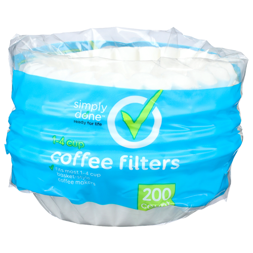 Simply Done Coffee Filters - 200 Count
