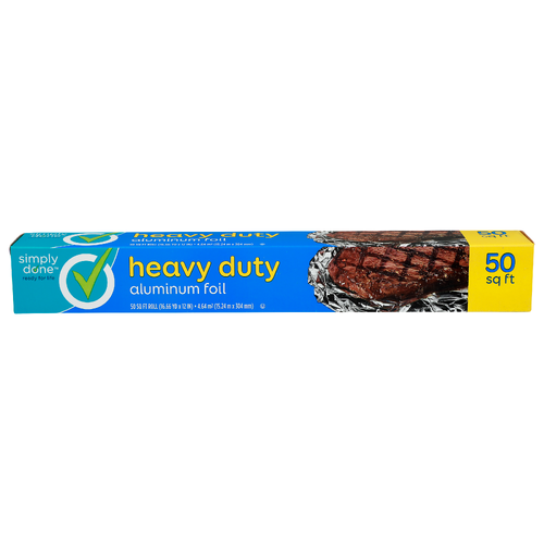 Simply Done Heavy Duty Aluminum Foil 50 Square Feet - 50 Square foot