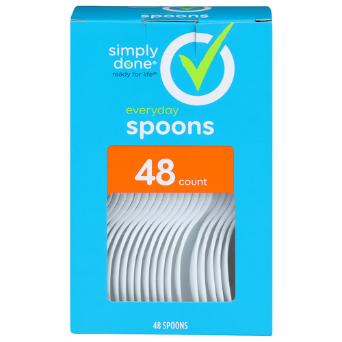 Simply Done Everyday Spoons - 48 Count