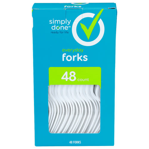 Simply Done Everyday Forks - 48 Count