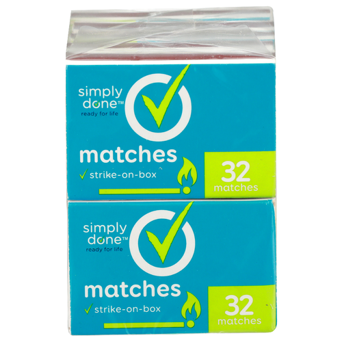 Simply Done Matches - 10 Count