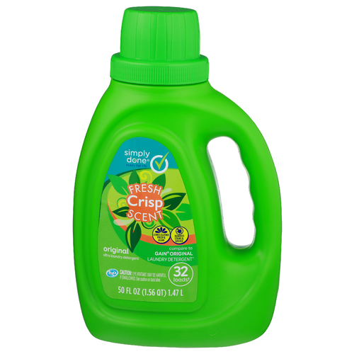 Simply Done Fresh Crisp Scent Ultra Laundry Detergent - 1.563 Fluid Ounce - 32 Count