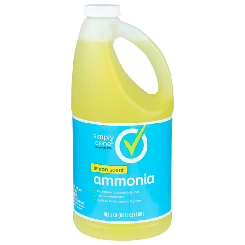 Simply Done Lemon Scent Ammonia - 64 Fluid Ounce