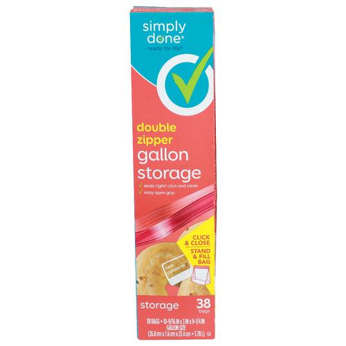 Simply Done Gallon Storage - 38 Count