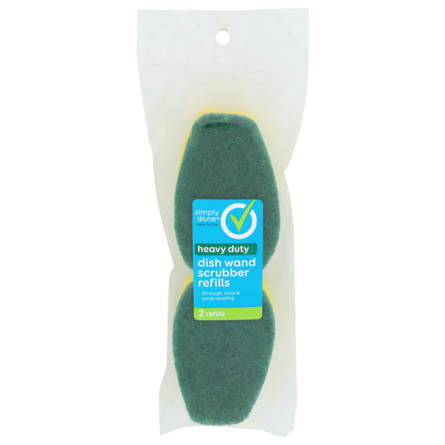 Simply Done Dish Wand Scrubber Refills - 2 Count