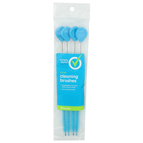 Simply Done Straw Cleaning Brushes - 4 Count