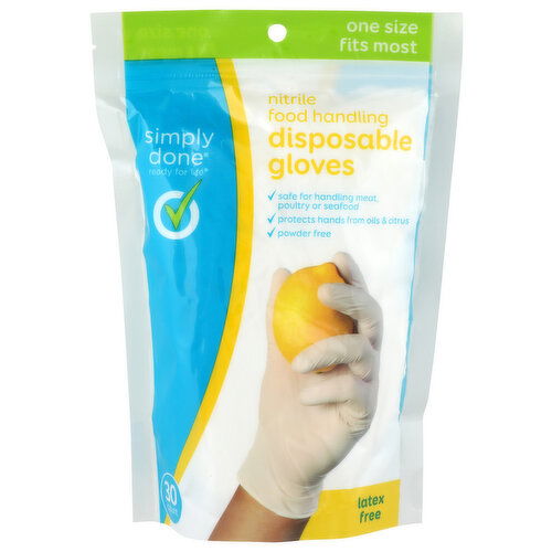 Simply Done Glove Nitrile Food Handling - 30 Count Image 1 of 2