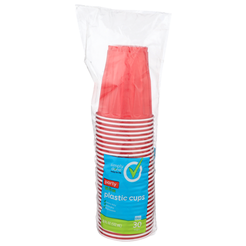 Simply Done Party Plastic Cups - 18 Fluid Ounce - 30 Count Image 1 of 2