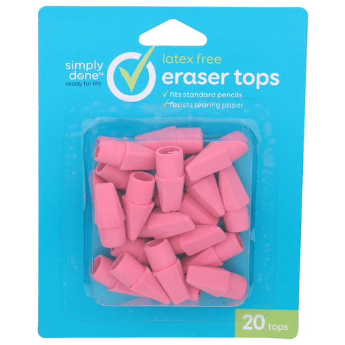 Simply Done Eraser Tops - 20 Count