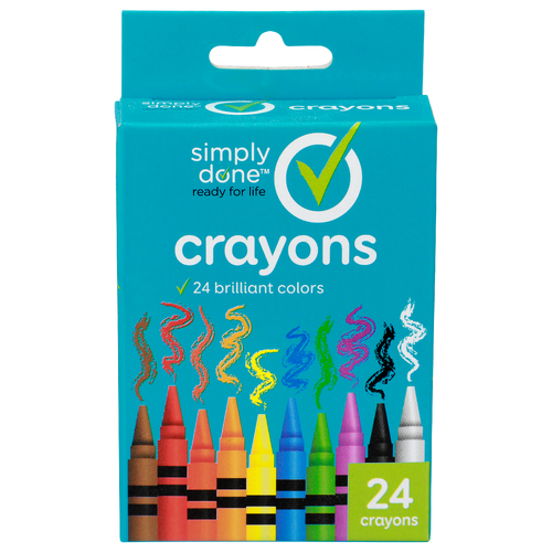 Simply Done Crayons - 24 Count