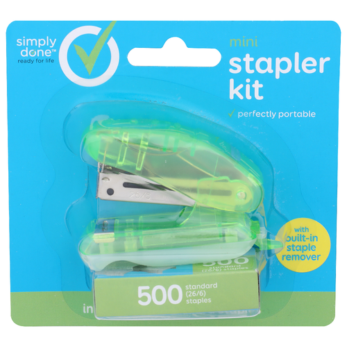 Simply Done Mini Stapler Kit - 1 Each