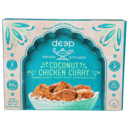 Deep Indian Kitchen Coconut Chicken Korma W Rice - 9 Ounce