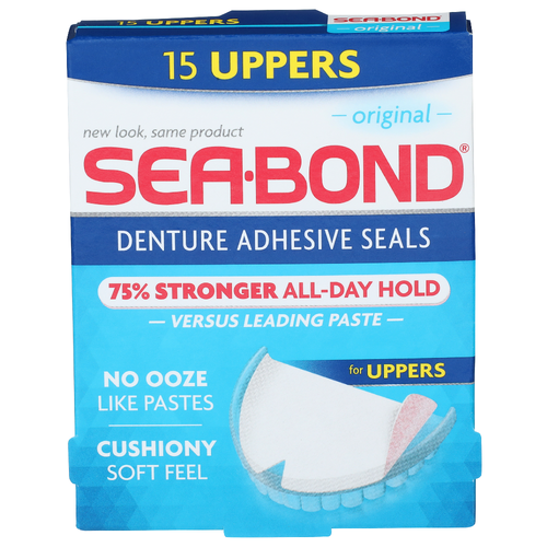 Sea-Bond Original Denture Adhesive Seals - 15 Count