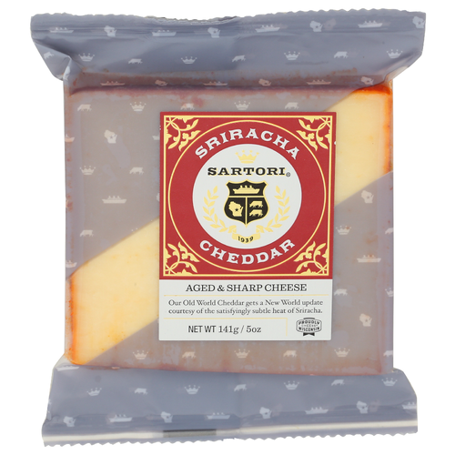 Sartori Cheddar Sriracha - 141 Gram Image 1 of 4