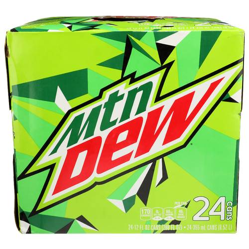 Mtn Dew - 12 Fluid Ounce - 24 Count