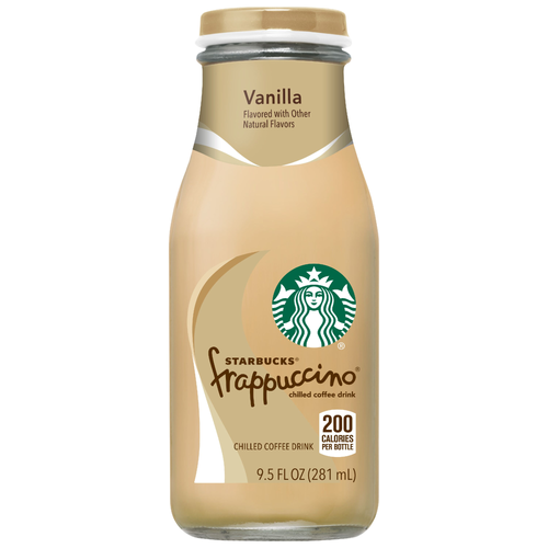 Starbucks Frappuccino Chilled Coffee Drink Vanilla - 9.5 Fluid Ounce