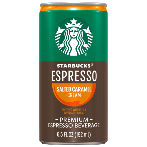 Starbucks Espresso Premium Beverage Espresso & Salted Caramel Cream - 6.5 Fluid Ounce