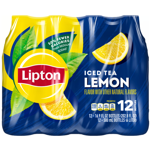 Lipton Iced Tea Lemon - 12 Count