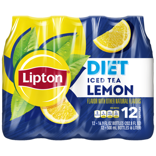 Lipton Diet Iced Tea Lemon - 202.8 Fluid Ounce