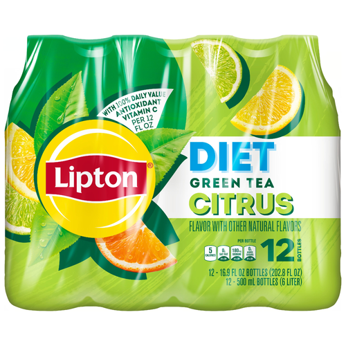 Lipton Diet Green Tea Citrus - 202.8 Fluid Ounce