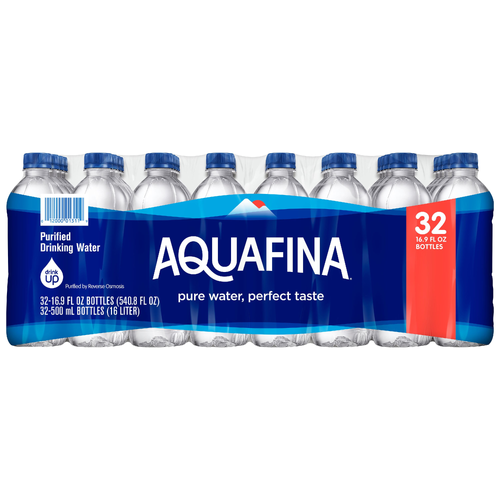 Aquafina Purified Drinking Water - 540.8 Fluid Ounce