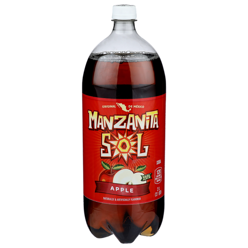 Manzanita Sol Soda Apple - 2 Liter