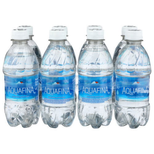 Aquafina Purified Drinking Water - 12 Fluid Ounce - 8 Count