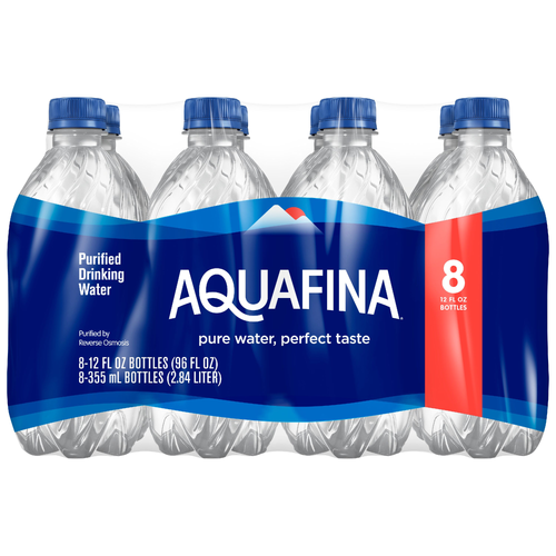Aquafina Purified Drinking Water - 96 Fluid Ounce