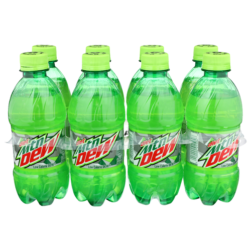 Mtn Dew Diet Low Calorie - 12 Fluid Ounce - 8 Count