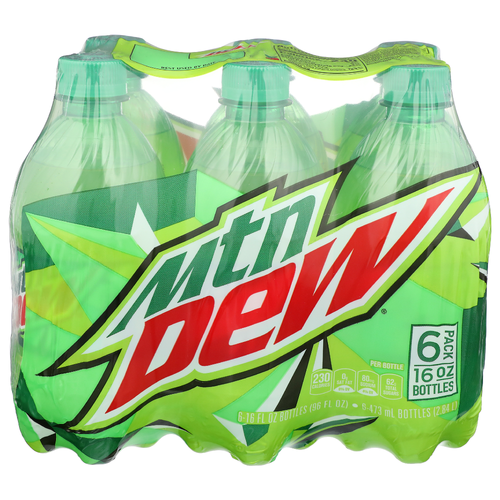Mtn Dew Mountain - 16 Fluid Ounce - 6 Count