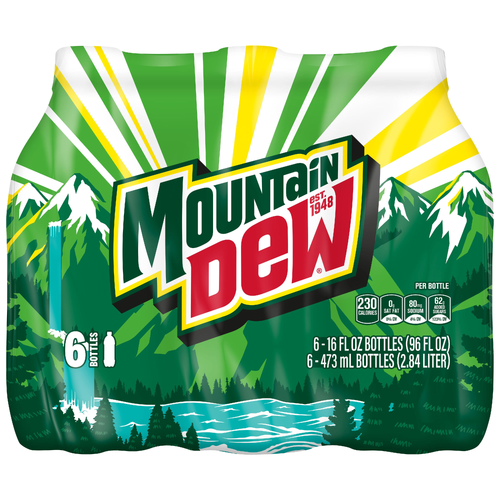 Mountain Dew Soda Citrus - 96 Fluid Ounce